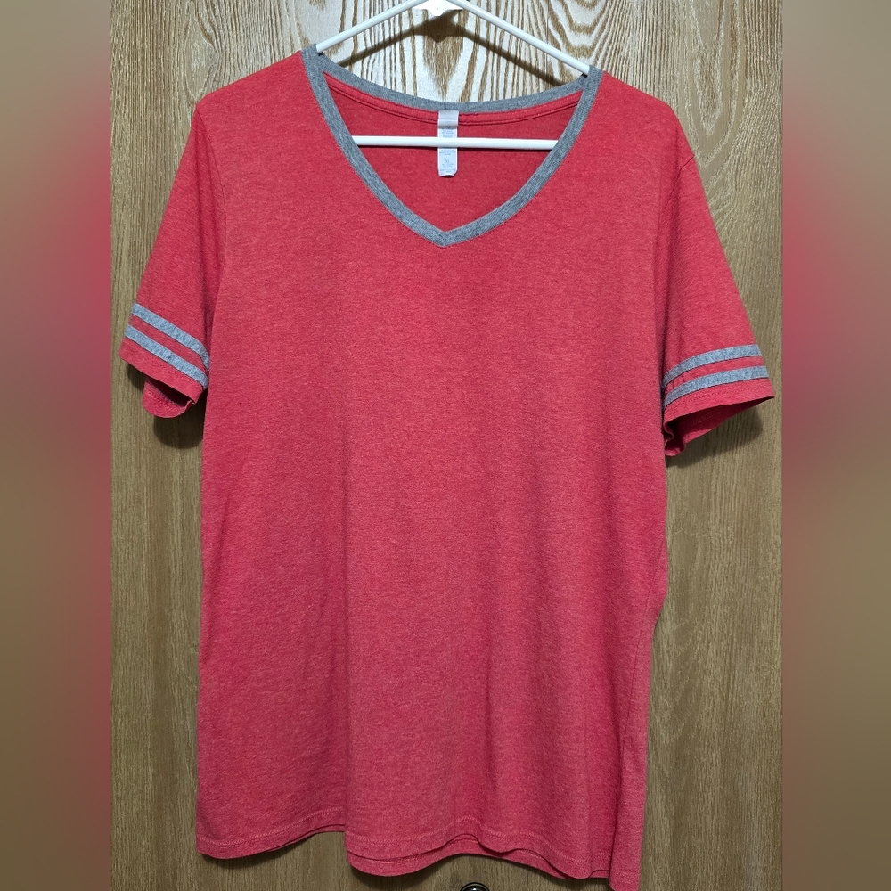 Red women's t-shirt